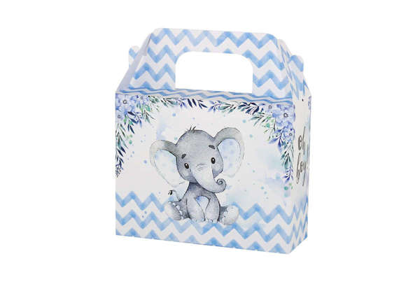 Χάρτινο κουτί  LUNCH BOX με θέμα baby elephant